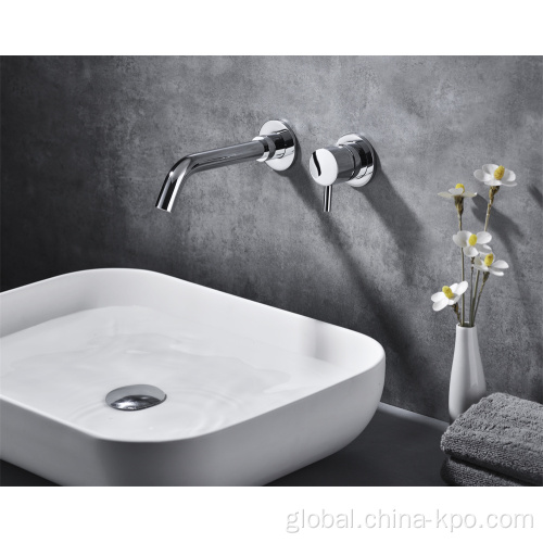 Wall Mounted Bathroom Faucet Wall Mounted Bathroom Concealed Basin Faucet Supplier